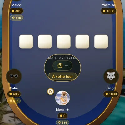 Le chanceux Poker dice